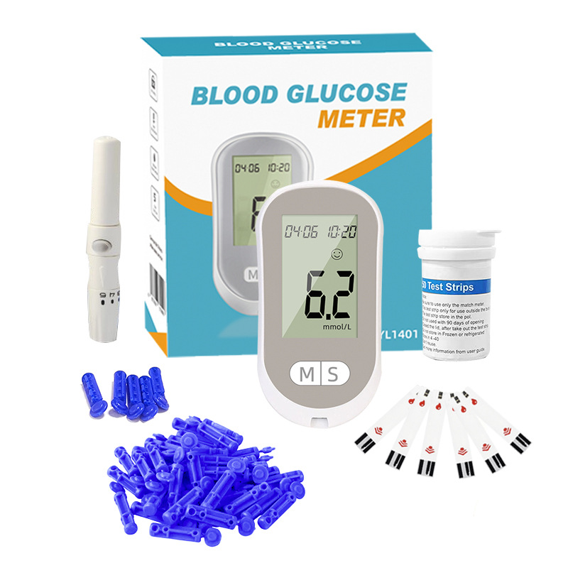 Multifunctional Cholesterol and Glucose Meter for Home Use with Display