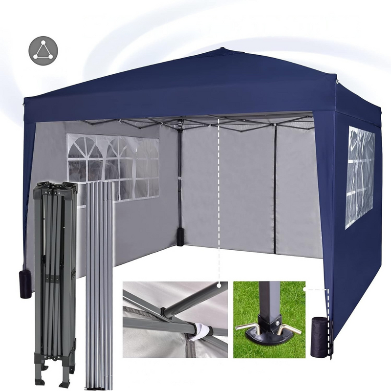 Pop-Up Gazebo with Side Panels for Garden Parties and Outdoor Events