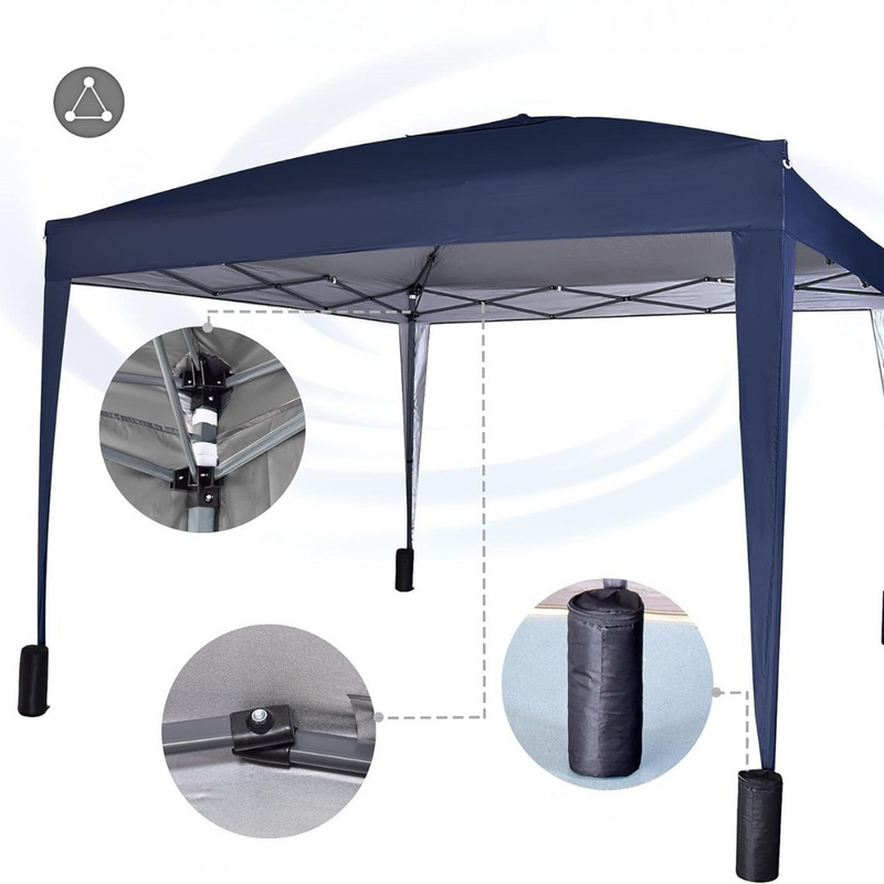 Pop-Up Gazebo with Side Panels for Garden Parties and Outdoor Events