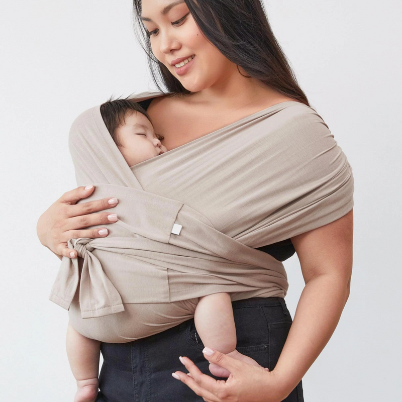 Adjustable Baby Wrap Carrier for Hands-Free Everyday Carrying