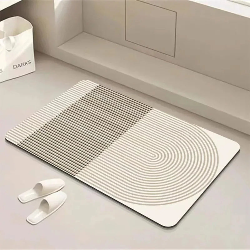 Quick-Drying Bath Mat with Non-Slip Backing for a Safe Bathroom