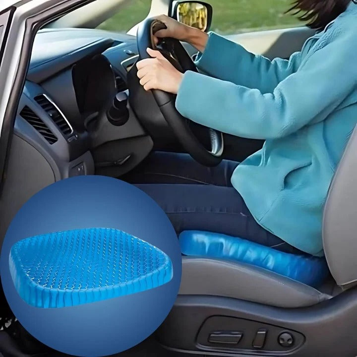 Orthopaedic Gel Seat Cushion with Honeycomb Design for Everyday Comfort