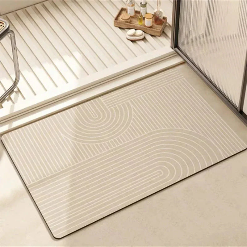 Quick-Drying Bath Mat with Non-Slip Backing for a Safe Bathroom
