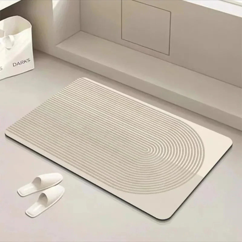 Quick-Drying Bath Mat with Non-Slip Backing for a Safe Bathroom