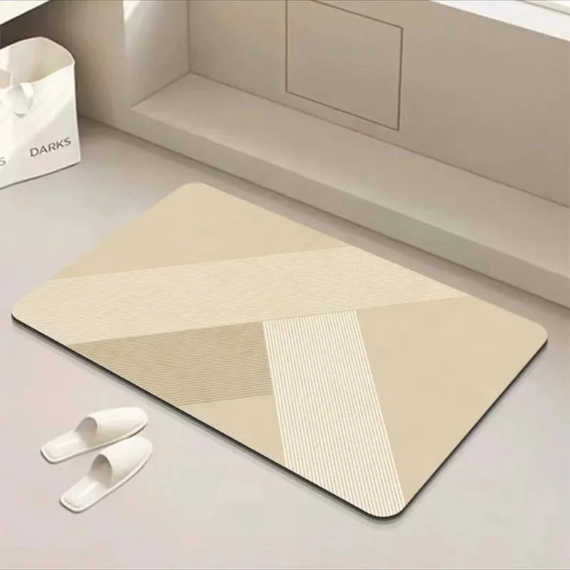 Quick-Drying Bath Mat with Non-Slip Backing for a Safe Bathroom