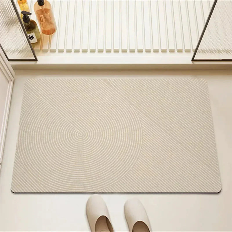 Quick-Drying Bath Mat with Non-Slip Backing for a Safe Bathroom