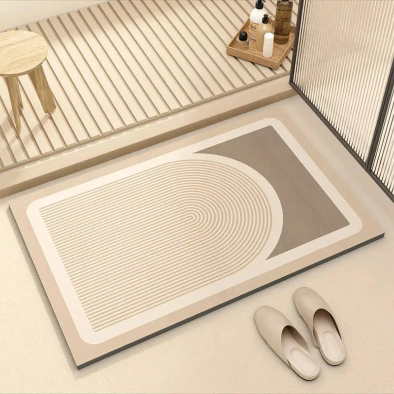 Quick-Drying Bath Mat with Non-Slip Backing for a Safe Bathroom
