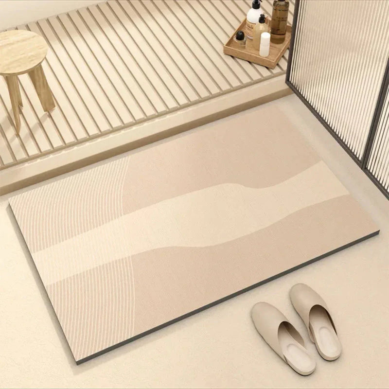 Quick-Drying Bath Mat with Non-Slip Backing for a Safe Bathroom