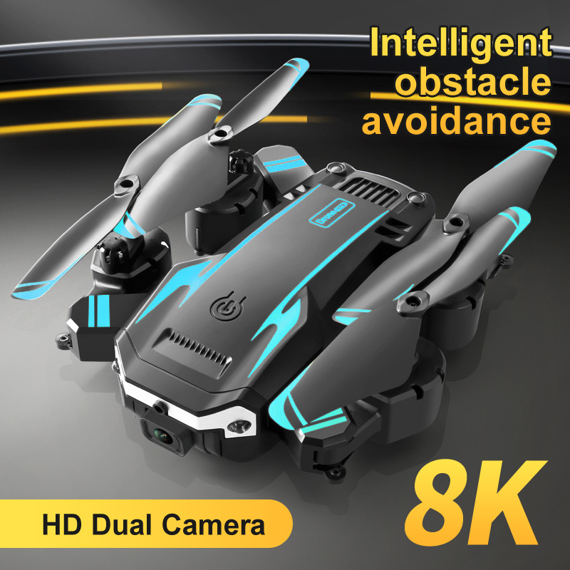 Foldable 8K Drone with Dual Camera and Obstacle Detection