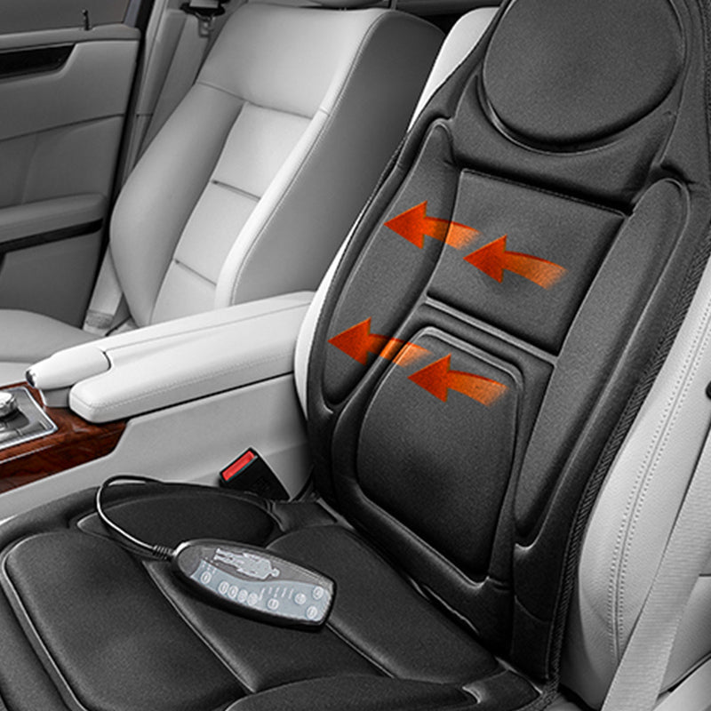 Eight-Mode Vibration Massage Seat Cushion with Heat for Home and Car