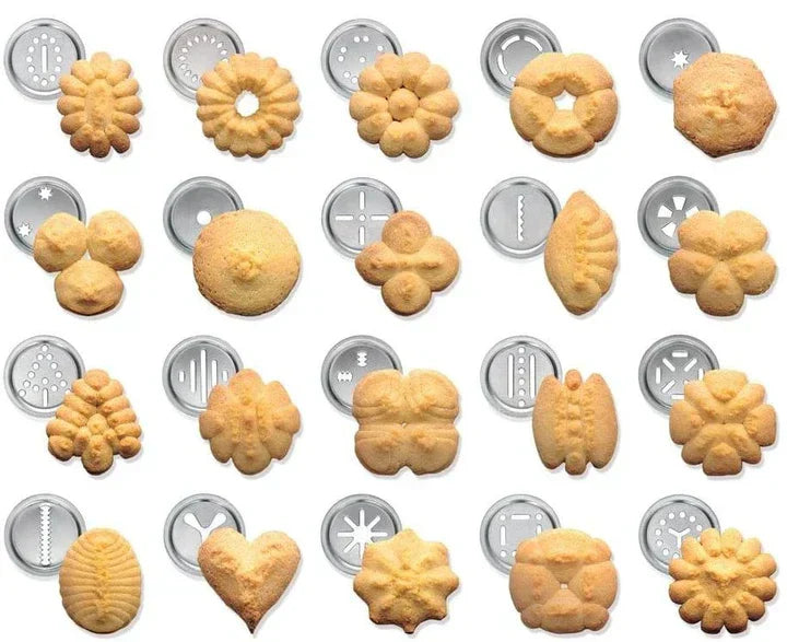 Cookie Press for Hobby Bakers and Enthusiasts with Various Shapes and Decoration Options