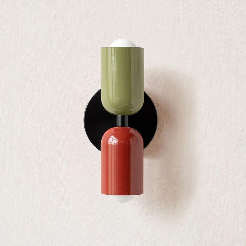 Dual Cylinder Wall Light with Up and Down Illumination