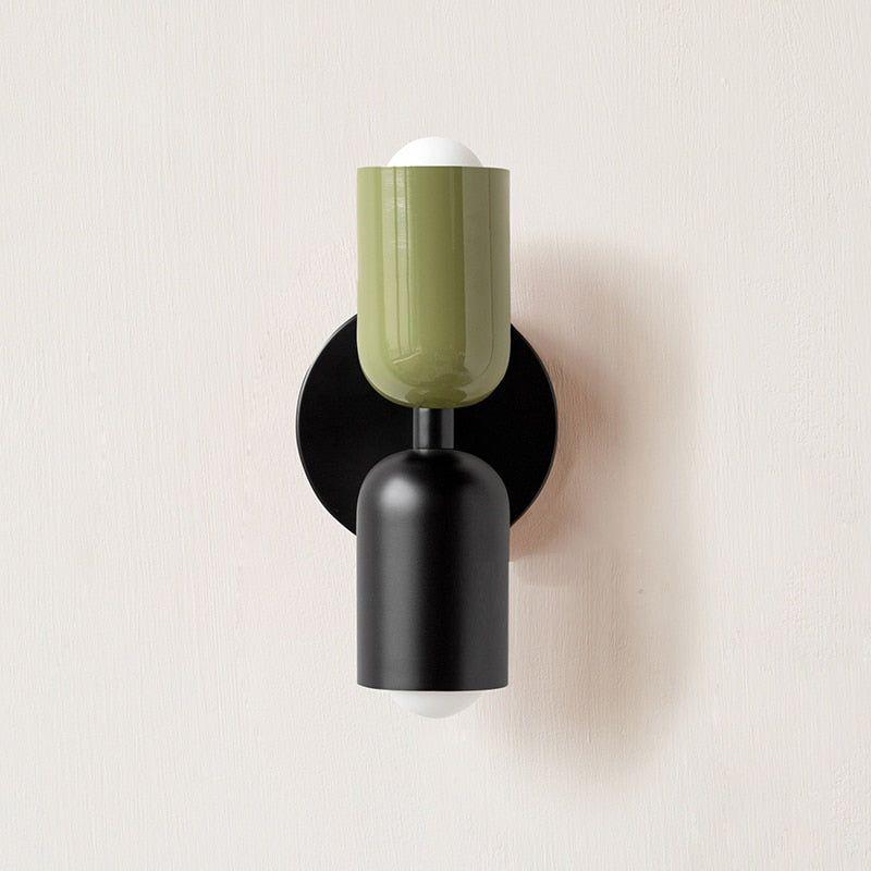 Dual Cylinder Wall Light with Up and Down Illumination