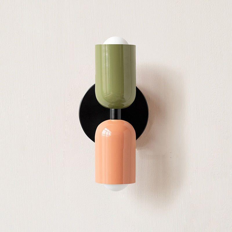 Dual Cylinder Wall Light with Up and Down Illumination