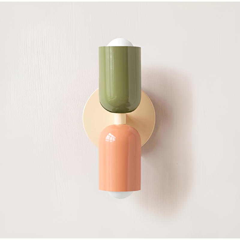 Dual Cylinder Wall Light with Up and Down Illumination