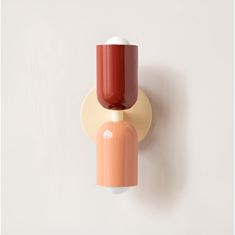 Dual Cylinder Wall Light with Up and Down Illumination