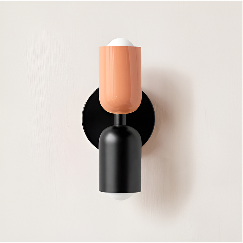 Dual Cylinder Wall Light with Up and Down Illumination
