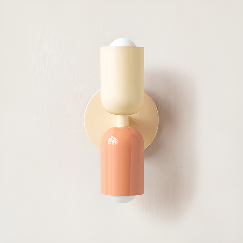 Dual Cylinder Wall Light with Up and Down Illumination