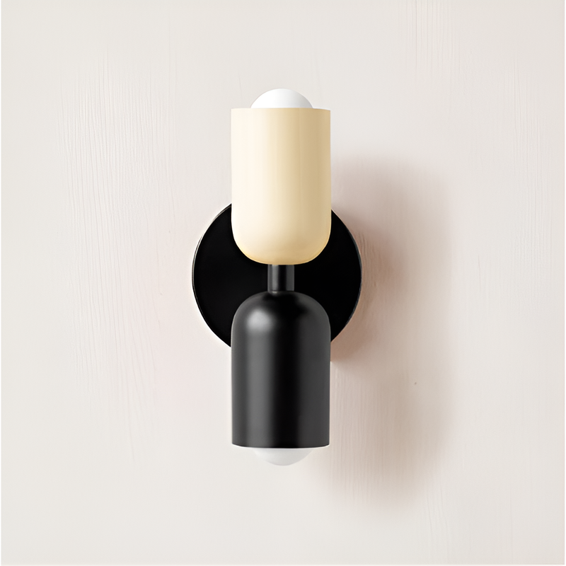 Dual Cylinder Wall Light with Up and Down Illumination