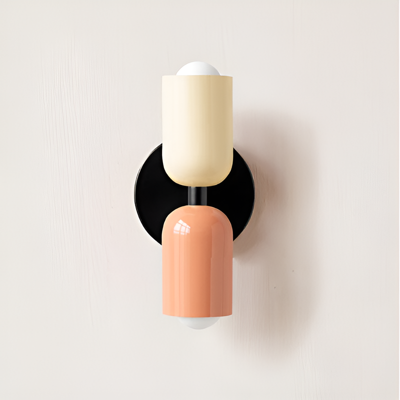 Dual Cylinder Wall Light with Up and Down Illumination