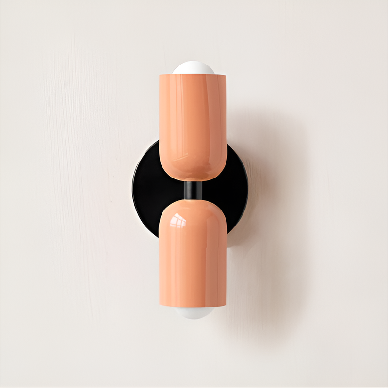 Dual Cylinder Wall Light with Up and Down Illumination