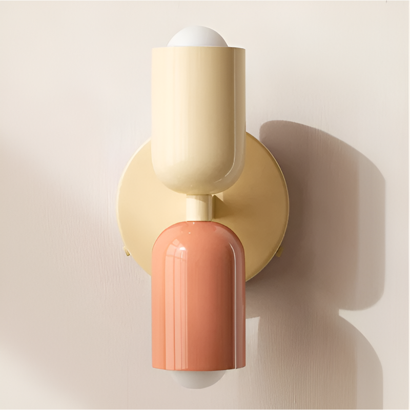 Dual Cylinder Wall Light with Up and Down Illumination