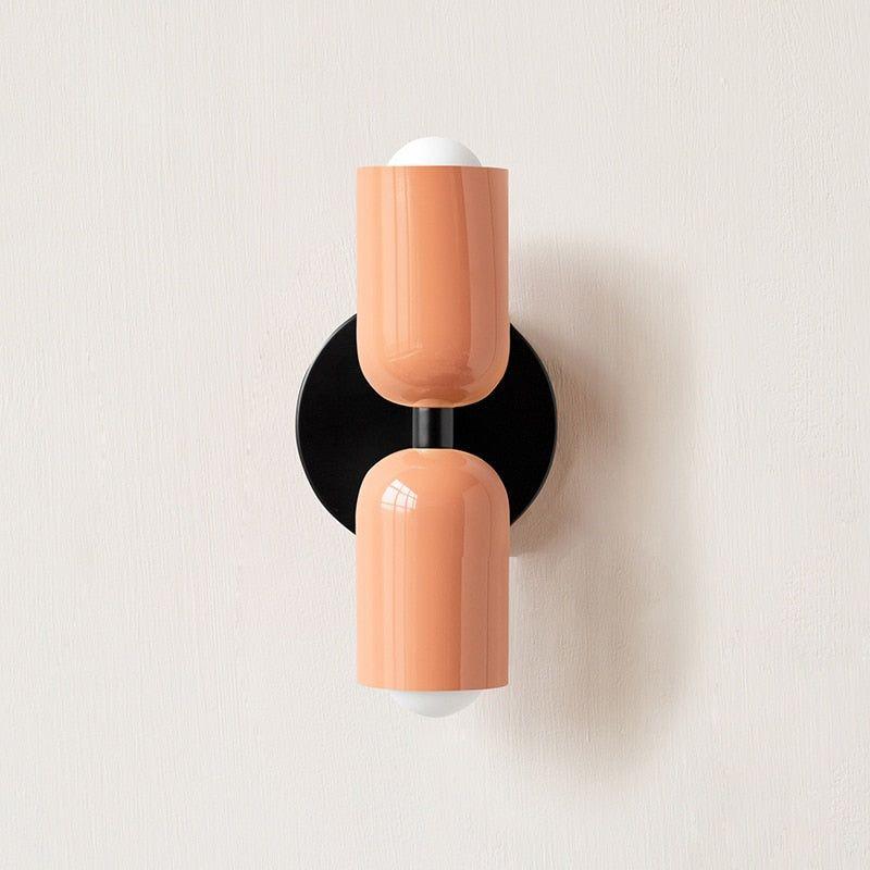 Dual Cylinder Wall Light with Up and Down Illumination