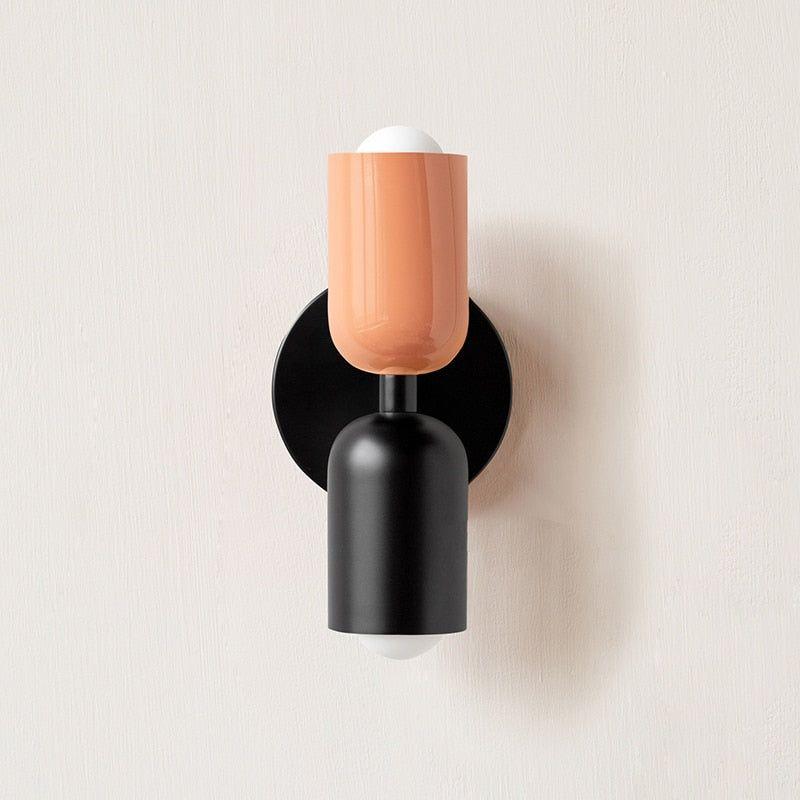 Dual Cylinder Wall Light with Up and Down Illumination