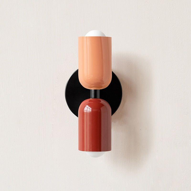 Dual Cylinder Wall Light with Up and Down Illumination
