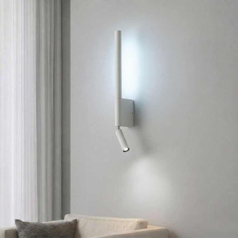 Dual LED Wall Sconce with Adjustable Reading Light
