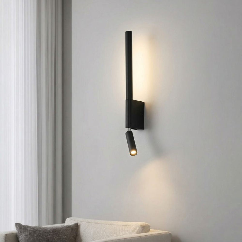 Dual LED Wall Sconce with Adjustable Reading Light