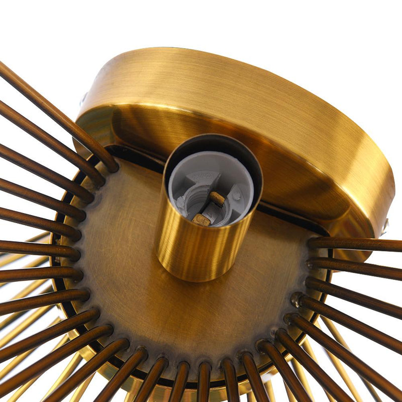 Brass Starburst Wall Sconce with Sculptural Radiating Design