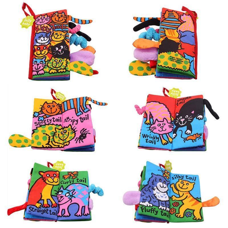 3D Interactive Early Learning Soft Cloth Book
