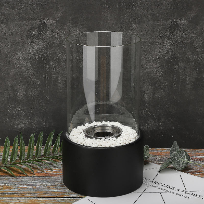 Decorative Glass Tabletop Oil Lamp