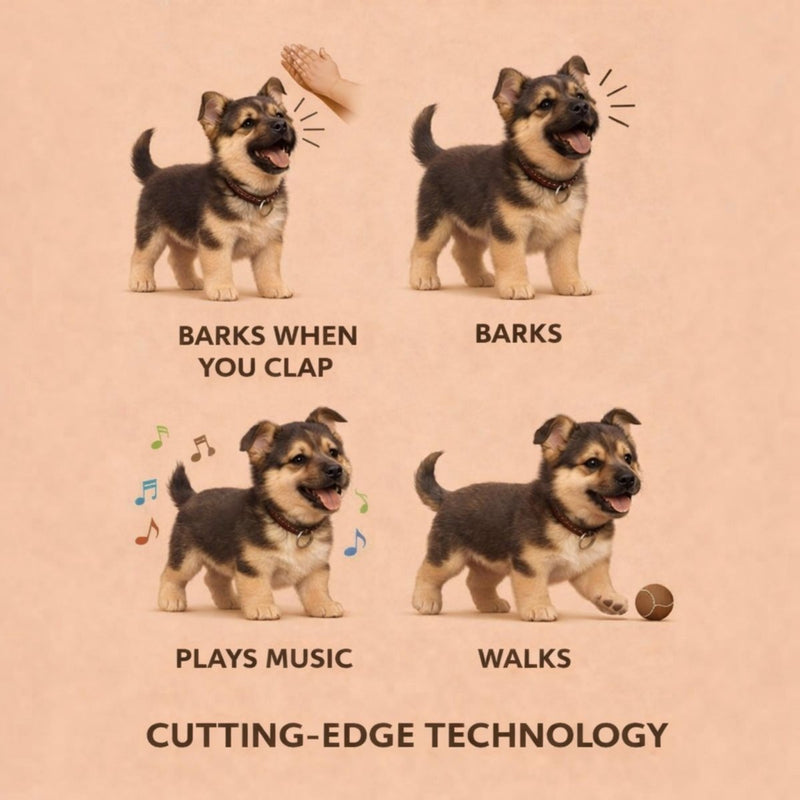 Interactive Robot Puppy with Realistic Movements for Playful Fun