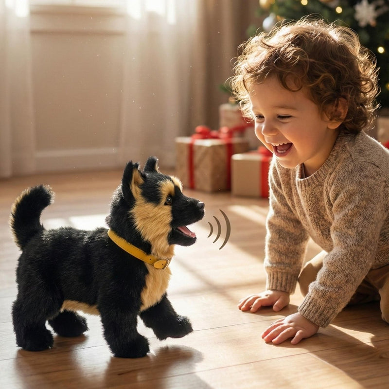 Interactive Robot Puppy with Realistic Movements for Playful Fun