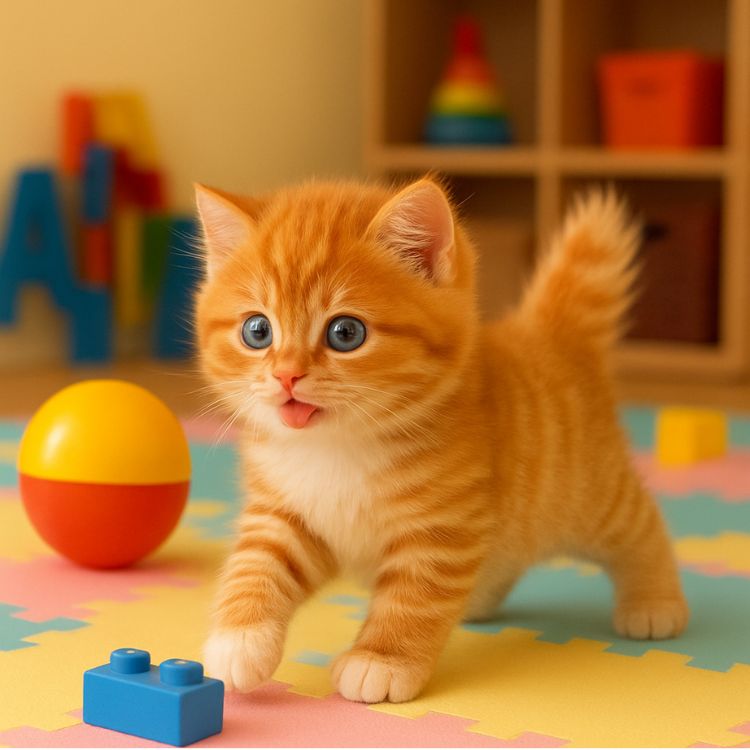Interactive Cuddly Cat Toy with Realistic Movements for Children