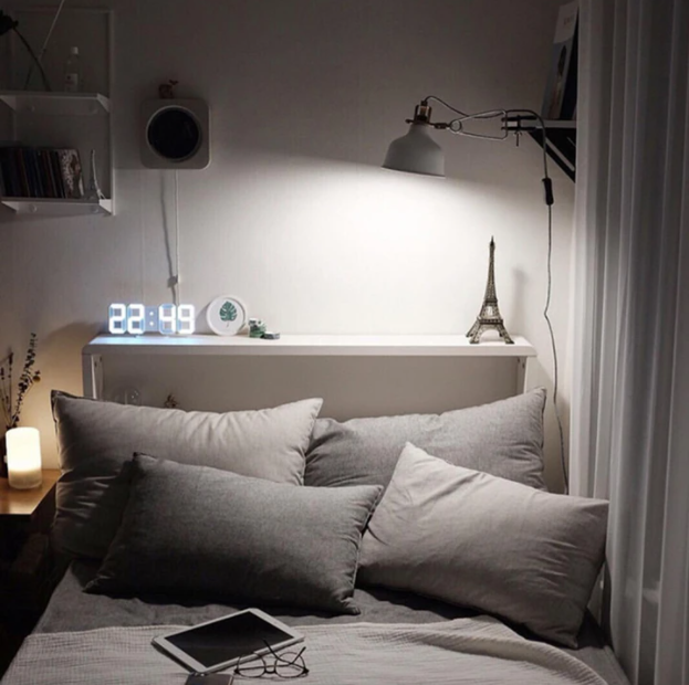 Smart 3D Digital Clock – Modern Design for Your Nightstand
