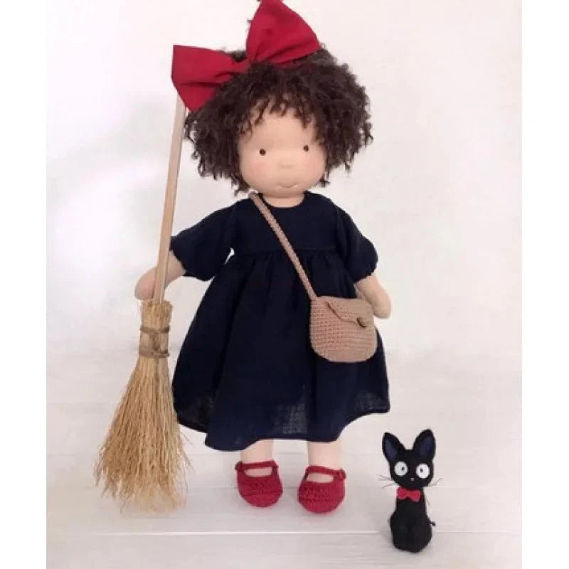 Waldorf-Style Soft Doll with Hand-Sewn Clothing
