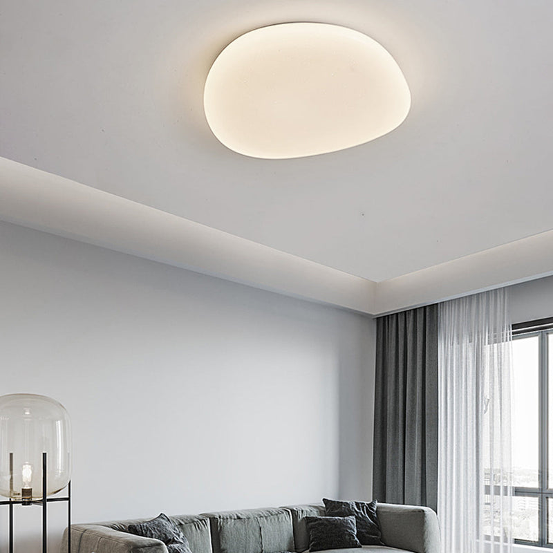 Organic Stone-Shaped LED Ceiling Light with Dimming