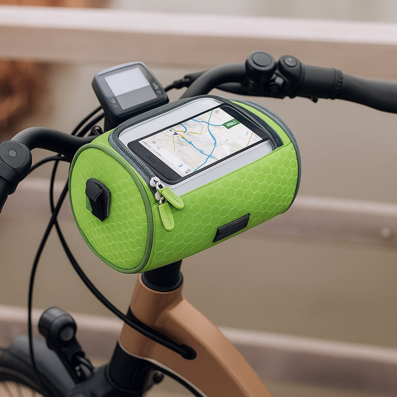 Touchscreen Bicycle Handlebar Phone Storage Bag