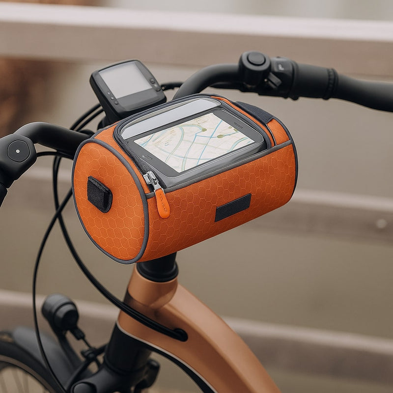 Touchscreen Bicycle Handlebar Phone Storage Bag