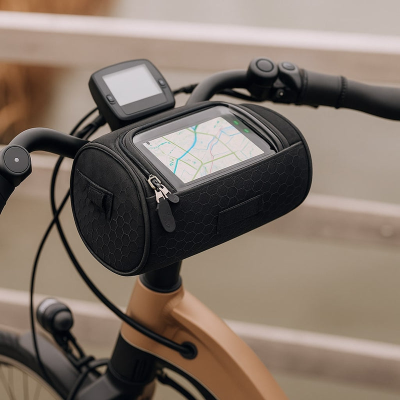 Touchscreen Bicycle Handlebar Phone Storage Bag