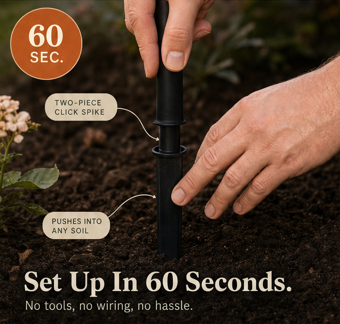 Solar Owl Garden Stake Light with Warm Ambient Glow
