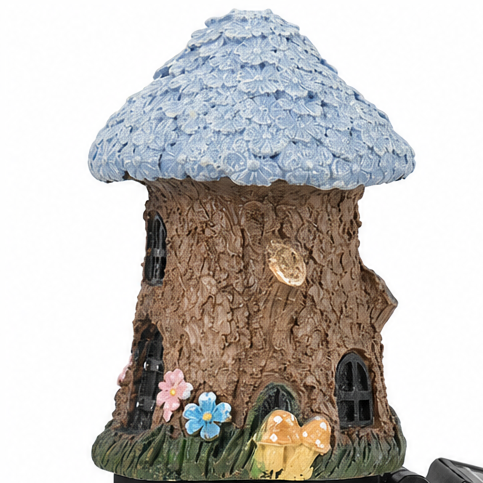 Solar Fairy Cottage Garden Stake Light