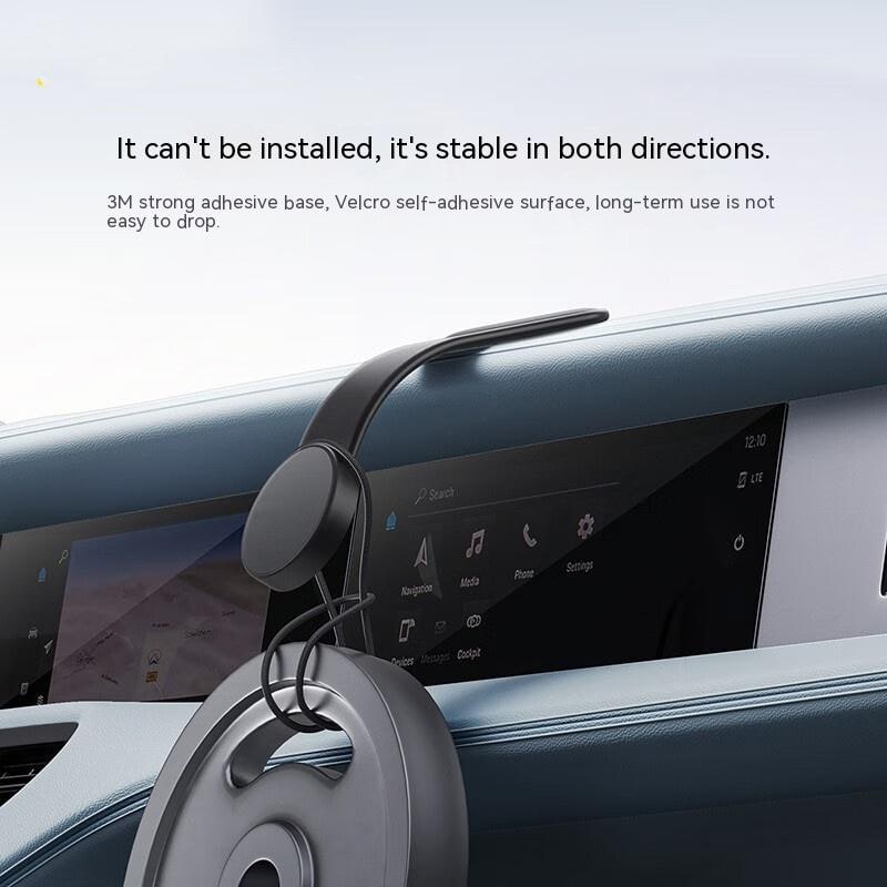 CO2 Bendable Magnetic Car Phone Holder with Adjustable Dashboard Mount
