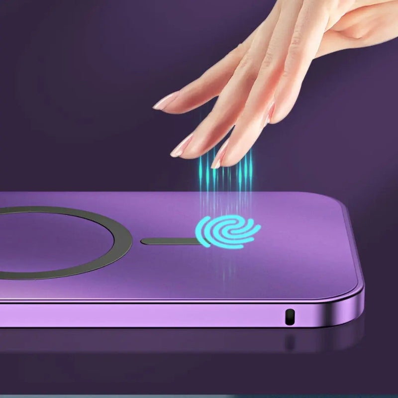 Magnetic Metal Phone Case for iPhone with Slim and Protective Design