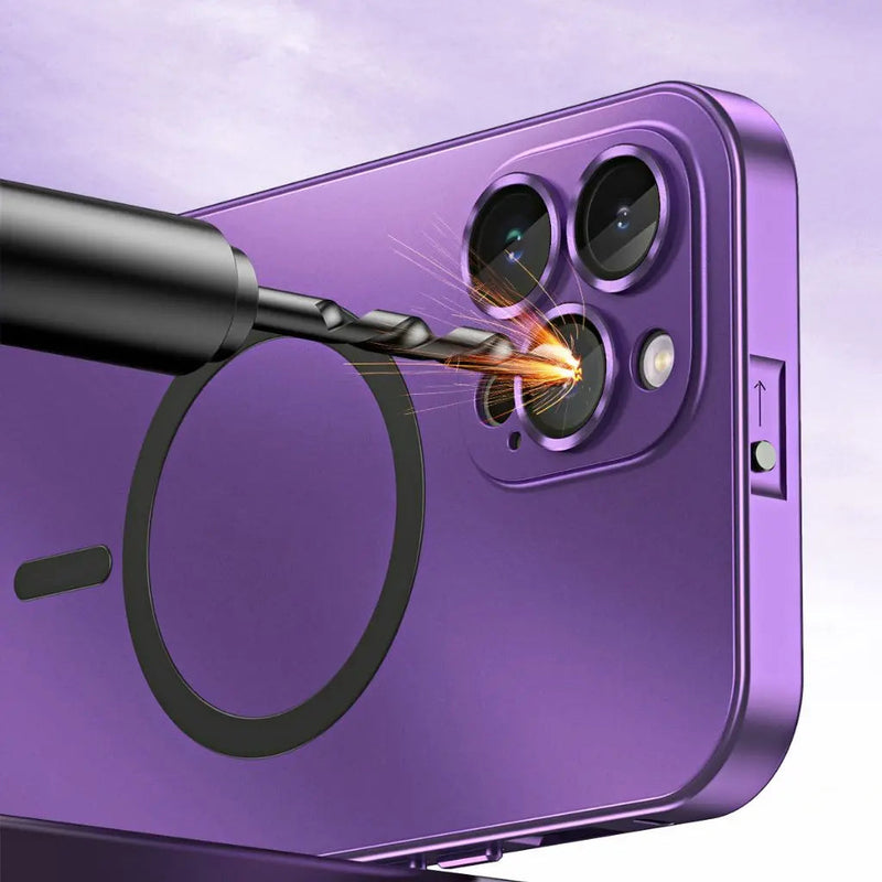 Magnetic Metal Phone Case for iPhone with Slim and Protective Design