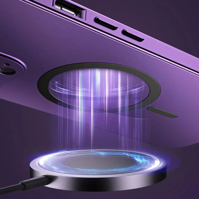 Magnetic Metal Phone Case for iPhone with Slim and Protective Design