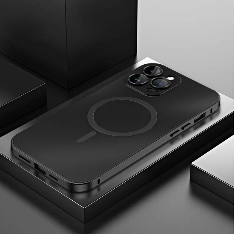 Magnetic Metal Phone Case for iPhone with Slim and Protective Design